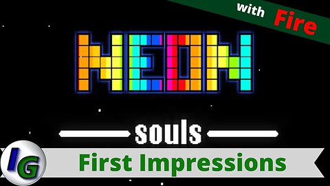 Neon Souls First Impression Gameplay on Xbox with Fire