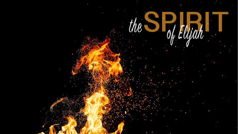 A confirmation from the Lord - The Spirit of Elijah