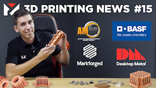 Desktop Metal gets on the NYSE, Copper 3D Printing, SSYS and BASF Release Machines & Materials!