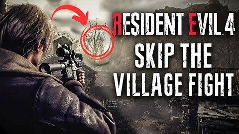 Resident Evil 4 Remake Skip Village Fight (PS5 4K) #playstation #residentevil4