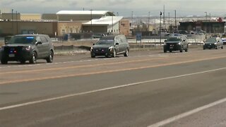 Agencies from across Rocky Mountains honor Officer Talley with procession