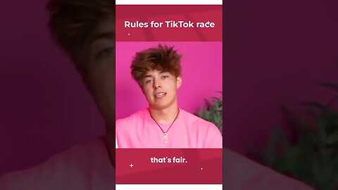 Rules for tiktok race | ben azelart,brent rivera,Lexi rivera, |