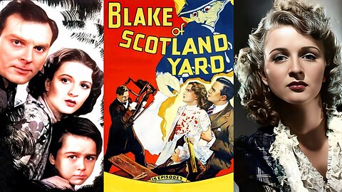BLAKE OF SCOTLAND YARD (1937) Ralph Byrd & Joan Barclay | Adventure, Crime, Sci-Fi | B&W