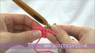 Left Hand How To Change Color In Single Crochet