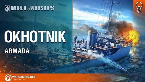 World of Warships Blitz RFS Okhotnik Gameplay Episode 1.