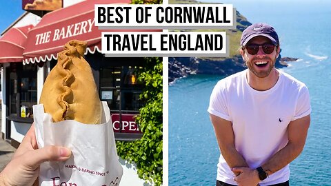 Cornish Pasty - The Best English Food?! 🤤 Tintagel & Port Isaac, Cornwall | Beautiful England