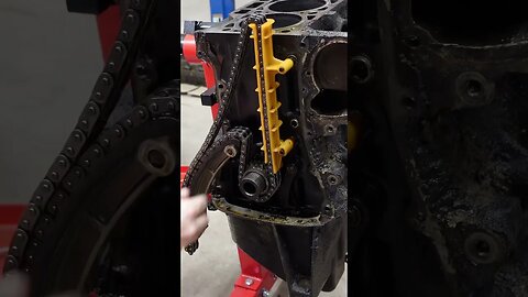 BMW E34 M5 Timing Cover and Chain #shorts #bmw #bmwe34 #bmwm5 #diy #restoration #cars #automotive