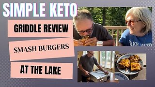 What I Eat In A Day Keto Meat Based Vevor 21" Griddle Review Smash Burgers