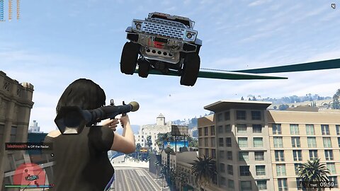 Grand Theft Auto 5 /Gta 5 Online Gameplay Rocket Launcher VS Insurgent Cars Funnymoment (Hard Game)