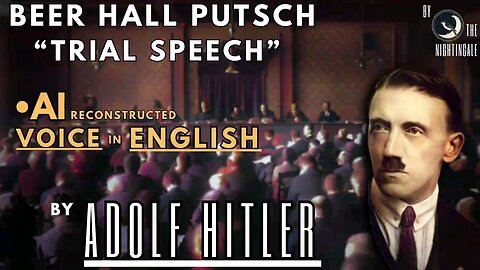 Adolf Hitler's Defense FULL SPEECH Audio in ENGLISH Al Reconstructed Munich, Germany 1924