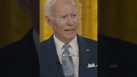 Biden gets CAUGHT IN A LIE on student loan forgiveness, claiming he "got it passed by a vote or two"