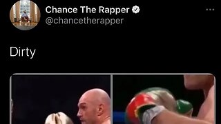 Chance The Rapper accuses Tyson Fury of cheating against Deontay Wilder