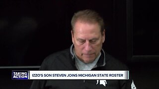 Tom Izzo explains why his son Steven has a spot on his Michigan State roster