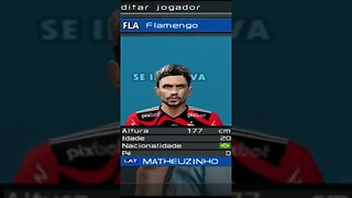 PES PS2 ATUALIZADO BRASILEIRÃO 2023 FLAMENGO