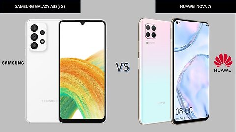 Samsung Galaxy A33 vs Huawei Nova 7i | Comparison Video | @technoideas360