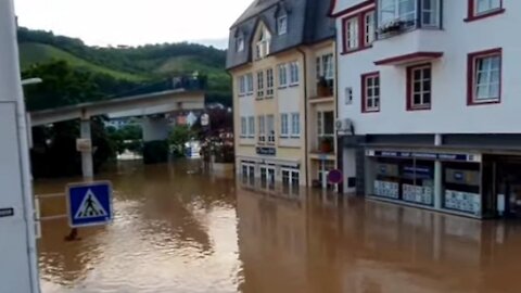 2021 disastering city as flood in Europe too after china