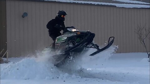 2011 Arctic Cat Crossfire 600 Jumps and Flyby