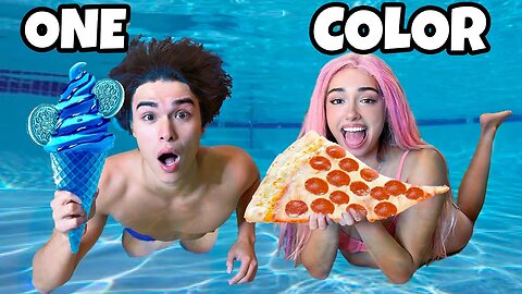 Eating only one color food for 24 hours!!!!