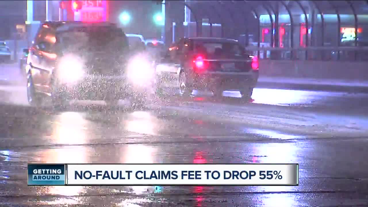 No-fault claims fee to drop 55%