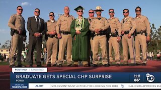 Poway High graduate gets special surprise from CHP