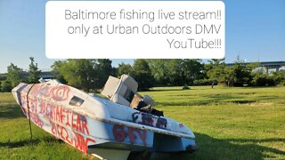 Fishing In Baltimore Live!!! #Baltimore #fishing #marylandfishing