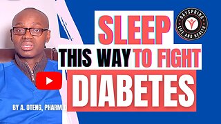 Sleep this way to fight diabetes #diabetesprevention #sleep