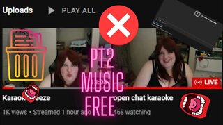 Foodie Beauty Deleted Karaoke Beeze No Music PT2 With Chat 9 24 22 Wants To Get Pizza But Cant Drive