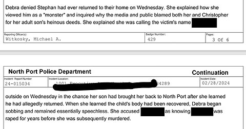 Stephan Sterns Mom knew he was a monster (new document) Madeline Soto