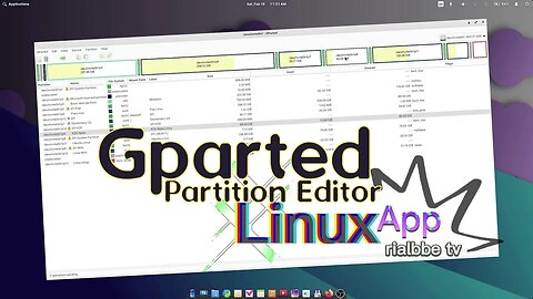Linux App - Gparted Partition Editor