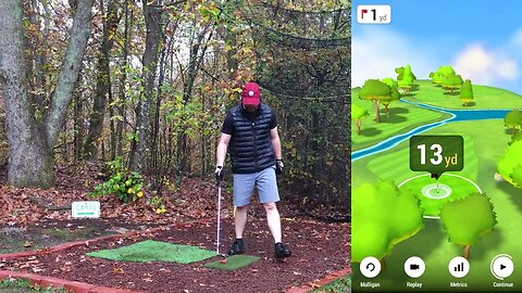 Hickory Ridge Golf Country Club - 18 Hole Sim Vlog Garmin R10 Launch Monitor Home Tee Hero Simulator