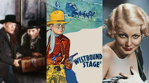 WESTBOUND STAGE (1939) Tex Ritter, Nelson McDowell & Muriel Evens | Drama, Western | B&W