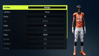 How To Create Demaryius Thomas Madden 23