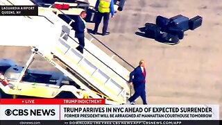 President Trump JUST ARRIVED in New York…