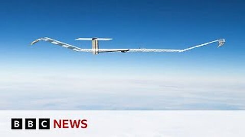 The solar-powered aircraft flying high in theatmosphere | BBC News