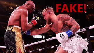 Jake Paul vs Anderson Silva was FAKE | So Is Nate Diaz