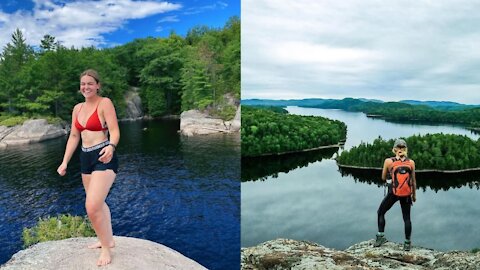 Tu peux passer la journée sur des îles et te baigner dans un décor féérique au Québec