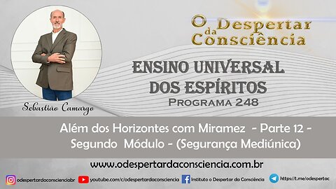 ENSINO UNIVERSAL DOS ESPÍRITOS - PROGRAMA 248