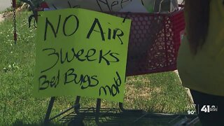 KCMO apartment complex without air conditioning