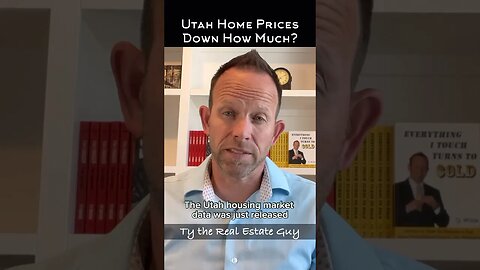Utah Home Prices DOWN HOW MUCH? 😳 SHOCKING NEW Data - Year over Year Numbers