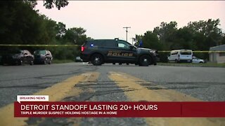 Detroit standoff lasting more than 20 hours