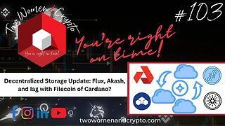 Episode #103: Decentralized Storage Update: Flux, Akash, and Iag with the Filecoin of Cardano?