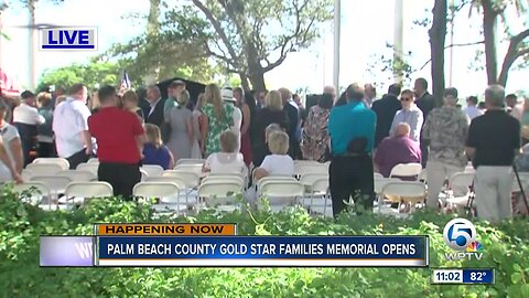Palm Beach County Gold Star Families Memorial opens