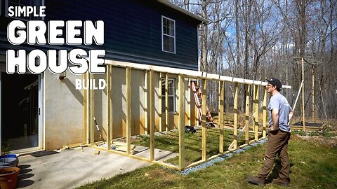 I'm building a Greenhouse using recycled windows and 2x4's - Part 1