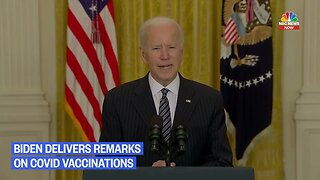 Biden Calls Harris President at COVID Vaccination Briefing