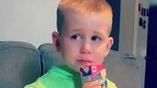 Sad little boy says he wants to live with mom forever
