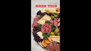 How to make a Simple Charcuterie Board #Shorts