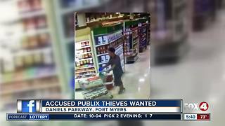 Grocery thieves nab $400 of good from Publix