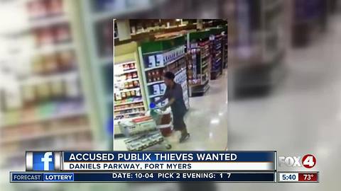 Grocery thieves nab $400 of good from Publix