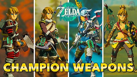 Zelda Tears of the Kingdom - How to get All Champion Weapons