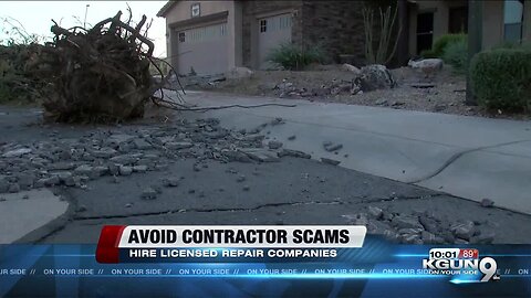 Don't get scammed out of your home damage repairs